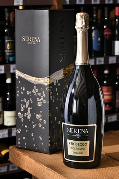 Serena 1881 Prosecco Treviso Extra Dry - вино игристое Серена 1881 Просекко Тревизо Экстра Драй 1.5 л белое экстра драй в п/у