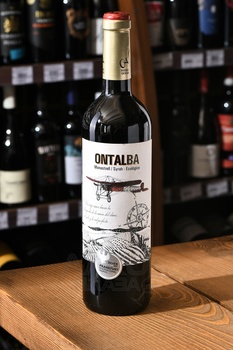Ontalba Ecologico Monastrell Syrah Jumilla - вино Онтальба Эколоджико Монастрель Сира Хумилья 0.75 л красное сухое