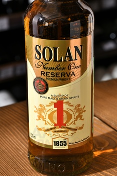Solan Number One Reserva - виски Солан Намбер Ван Резерва 0.75 л
