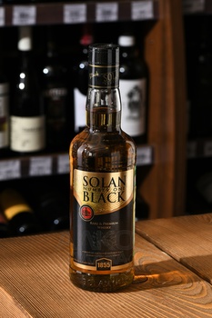Solan Number One Black - виски Солан Намбер Ван Блэк 0.375 л
