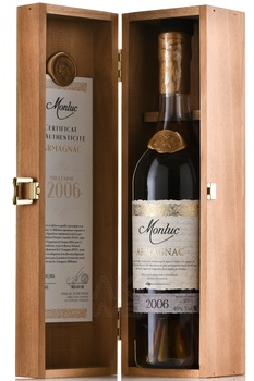 Monluc Armagnac 2006 - арманьяк Монлюк 2006 год 0.7 л в п/у