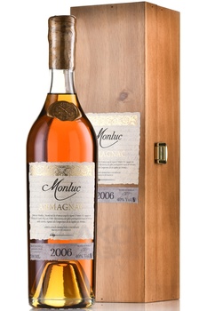 Monluc Armagnac 2006 - арманьяк Монлюк 2006 год 0.7 л в п/у