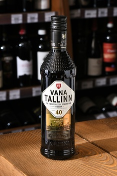Vana Tallinn 40% - ликер Вана Таллин 40 градусов 0.5 л