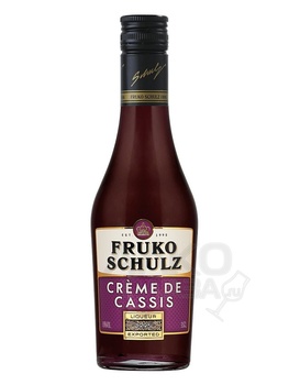 Fruko Schulz Creme de Cassis - ликёр десертный Фруко Шульц Крем де Кассис 0.35 л