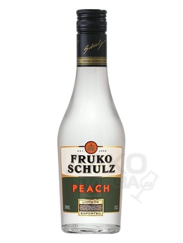 Fruko Schulz Peach - ликёр десертный Фруко Шульц Персик 0.35 л