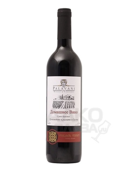 Вино Палавани сухое красное 0.75 л