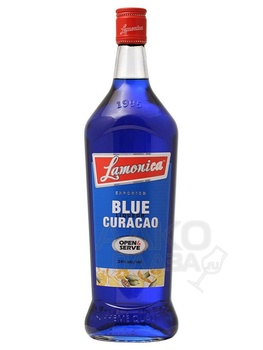 Lamonica Blue Curacao - ликёр Ламоника Блю Кюрасао 0.85 л