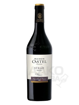 Maison Castel Syrah Pays d’Oc IGP - вино Мезон Кастель Сира 0.75 л красное полусухое