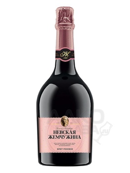 Вино игристое Невская Жемчужина 0.75 л розовое брют