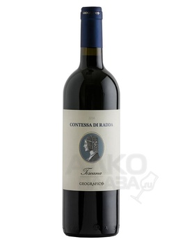 Geografico Contessa Di Radda Toscana IGT - вино Джеографико Контесса ди Радда Тоскана 0.75 л красное сухое