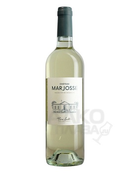 Chateau Marjosse Bordeaux Blanc - вино Шато Маржос Бордо Блан сухое белое 0.75 л