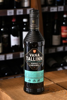 Vana Tallinn Toffee Caramel - ликер крепкий Вана Таллин Тоффи Карамель 0.5 л