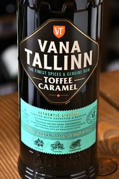 Vana Tallinn Toffee Caramel - ликер крепкий Вана Таллин Тоффи Карамель 0.5 л
