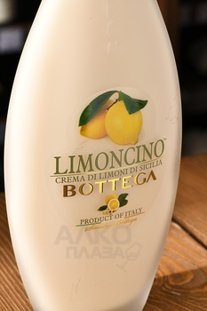 Crema di Limoncino Bottega - ликер эмульсионный Крема Ди Лимончино Боттега 0.5 л