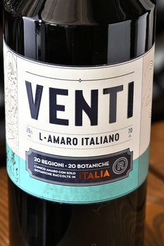 Amaro Venti - ликер Амаро Венти 0.7 л