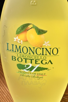 Limoncino Limoncello Bottega 21 - ликер Лимончино Лимончелло Боттега 21 0.5 л десертный