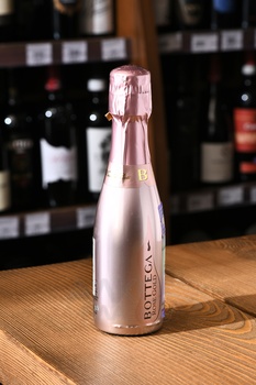 Bottega Rose Gold Brut - вино игристое Боттега Розе Голд Брют 0.2 л розовое брют