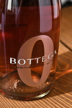 Bottega Zero Rose Sparkling Life - безалкогольное игристое вино Боттега Зеро Розе Спарклинг Лайф 0.75 л
