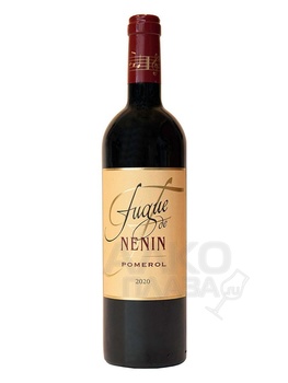 Fugue de Nenin Pomerol - вино Фюг де Ненан Помроль сухое красное 0.75 л