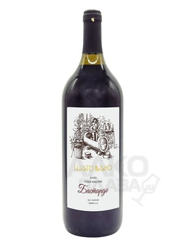 Вино Винзавод Юровский Шато Вано Бастардо красное сухое 1.5 л