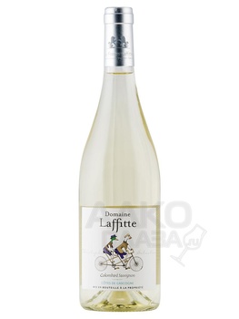 Cotes de Gascogne Domaine Laffitte Colombard Sauvignon - вино Кот де Гасконь Домен Лаффит Коломбар Совиньон белое полусухое 0.75 л