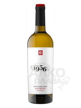 Вино Таманское 1956 Шардоне белое полусладкое 0.75 л