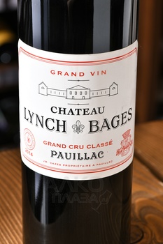 Chateau Lynch Bages Pauillac AOC - вино Шато Линч Баж АОС Пойак 2014 год 0.75 л красное сухое
