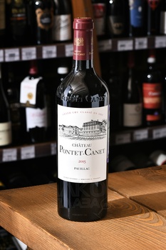 Pauillac АОС Chateau Pontet-Canet Grand Cru Classe - вино Пойяк АОС Шато Понте-Кане Гран Крю Классе 0.75 л красное сухое