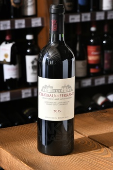 Chateau de Ferrand Saint-Emilion Grand Cru АОС - вино Шато де Ферран Сент-Эмильон Гран Крю АОС 0.75 л красное сухое