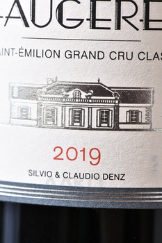 Chateau Faugeres Saint-Emilion Grand Cru Classe - вино Шато Фожер Сент-Эмильон Гран Крю Классе 2019 год 0.75 л красное сухое