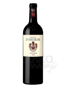 Chateau d’Aiguilhe Castillon Cotes de Bordeaux - вино Шато д’Эгий Кастийон-Кот де Бордо сухое красное 0.75 л