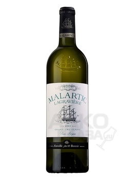 Chateau Malartic Lagraviere Grand Cru Classe Pessac-Leognan - вино Шато Малартик-Лагравьер Гран Крю Классе Пессак-Леоньян белое сухое 0.75 л