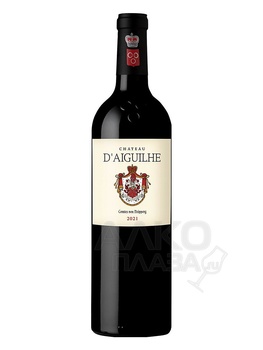 Chateau d’Aiguilhe Castillon-Cotes de Bordeaux - вино Шато д’Эгий Кастийон-Кот де Бордо сухое красное 0.75 л