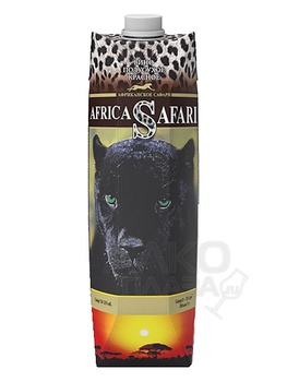 Вино Африка Сафари 1 л красное полусухое