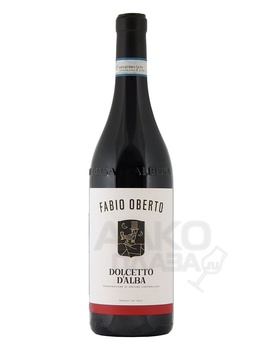 Fabio Oberto Dolcetto d’Alba - вино Дольчетто д’Альба Фабио Оберто сухое красное 0.75 л
