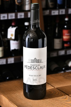 Chateau Pedesclaux Grand Cru Classe - вино Шато Педескло Гран Крю Классе Пойяк 2016 год 0.75 л красное сухое