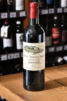 Chateau Troplong Mondot Premier Grand Cru Classe - вино Шато Тролон Мондо Премье Гран Крю Классе 0.75 л красное сухое