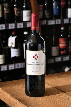 Chateau Hermitage Mazeyres Pomerol - вино Шато Эрмитаж Мазейре Помроль 0.75 л красное сухое