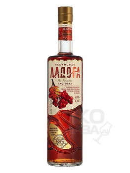 Настойка Ладога Рябиновая на коньяке 0.5 л