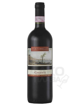 Portobello Chianti DOCG - вино Портобелло Кьянти 0.75 л красное сухое