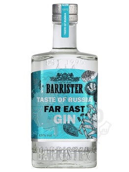 Barrister Far East - джин Барристер Дальний Восток 0.7 л
