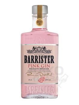 Barrister Pink Gin - джин Барристер Пинк 0.25 л