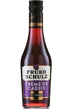 Fruko Schulz Creme de Cassis - ликёр десертный Фруко Шульц Крем де Кассис 0.35 л