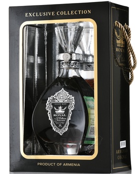 Коньяк Гиневан Роял Коллекшн Сильвер ХО 25 лет 0.75 л в п/у