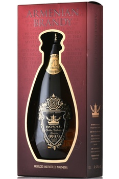 Бренди Гиневан Золотая Коллекция 999.9 7 лет 0.7л в п/у