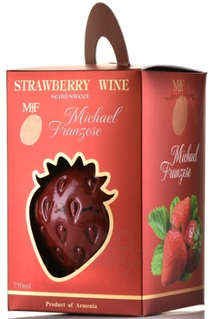 Вино плодовое Майкл Францезе Клубника 0.75 л полусладкое в п/у