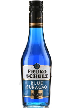 Fruko Schulz Blue Curacao - ликёр десертный Фруко Шульц Блю Кюрасао 0.35 л