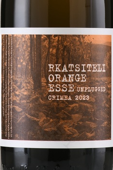 Вино Rkatsiteli Orange Esse Unplugged 0.75 л белое сухое