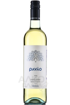 Vinho Verde Pavao Escolha - вино Винью Верде Павао Эсколья 2023 год 0.75 л белое полусухое