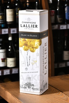 Lallier Blanc de Blancs Grand Cru - шампанское Лалье Блан де Блан Гран Крю 0.75 л белое брют в п/у